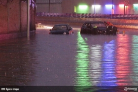 Inundación puente 31 poniente