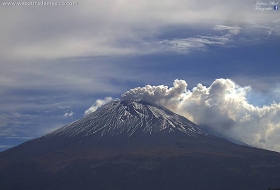 Actividad del Popocatépetl