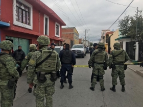 A la zona arribaron elementos del Ej&eacute;rcito Mexicano   