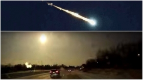 Automovilistas observaron como se ilumin&oacute; el cielo durante unos segundos.