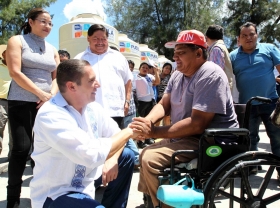 El mandatario refrendó su respaldo al bienestar y economía de los poblanos