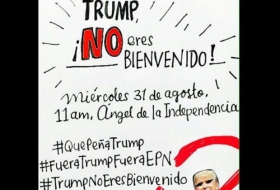 Convocan a marcha en contra de Trump