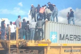 Lo robado fue transportado cargando en diablitos e inclusive caminando