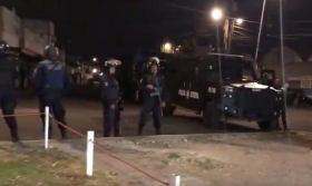 Intensa movilizaci&oacute;n policiaca en la zona   