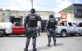 Elementos de la Gendarmería acordonaron la zona 