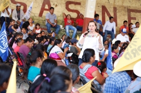 San Felipe Tepatlán la recibió con los brazos abiertos