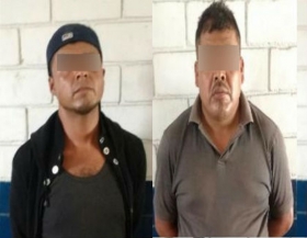 Presuntos huachicoleros detenidos