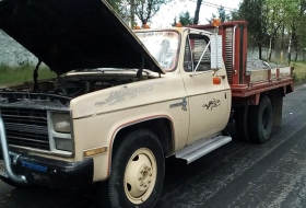 Manejaba camioneta robada