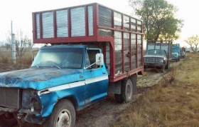 Camionetas aseguradas con gasolina