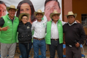 Estuvieron la comunidad de San Agustín Calvario de San Pedro Cholula