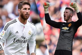 Sergio Ramos y David de Gea.