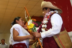 El precandicato dijo sentirse orgulloso de la población indígena de esta región