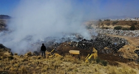 Participaron bomberos de diversos municipios  