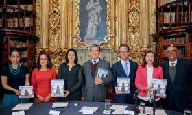 La presentaci&oacute;n se realiz&oacute; en la Biblioteca Palafoxiana 