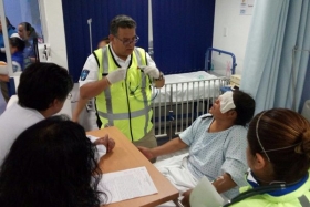 La titular de Salud en Puebla dio a conocer el parte m&eacute;dico 
