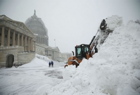 Estados Unidos bajo la nieve