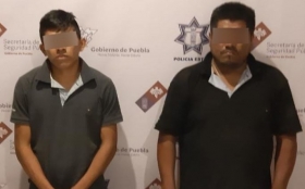 En flagrancia, Policía Estatal captura a presuntos asaltantes