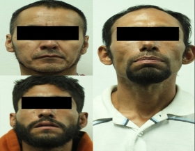 Robaban tapones de un auto al momento de la detenci&oacute;n